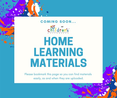 HOME LEARNING MATERIALS